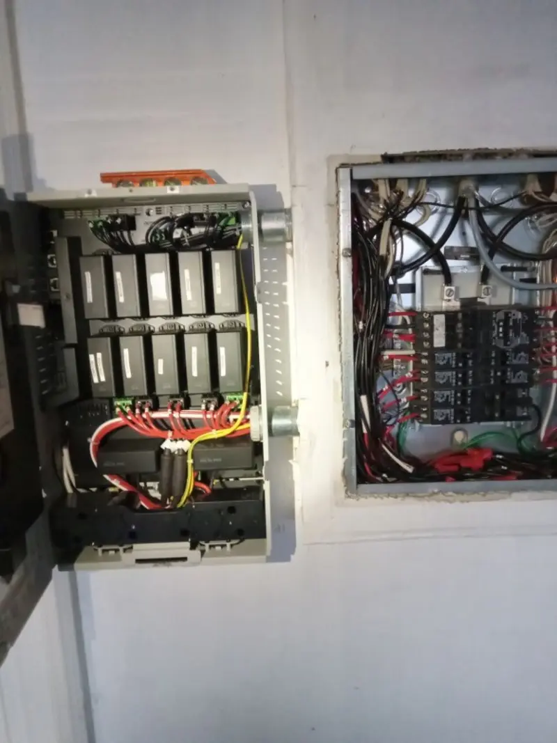 Electrical panel upgrade completed for Security Camera Wiring in DeLand